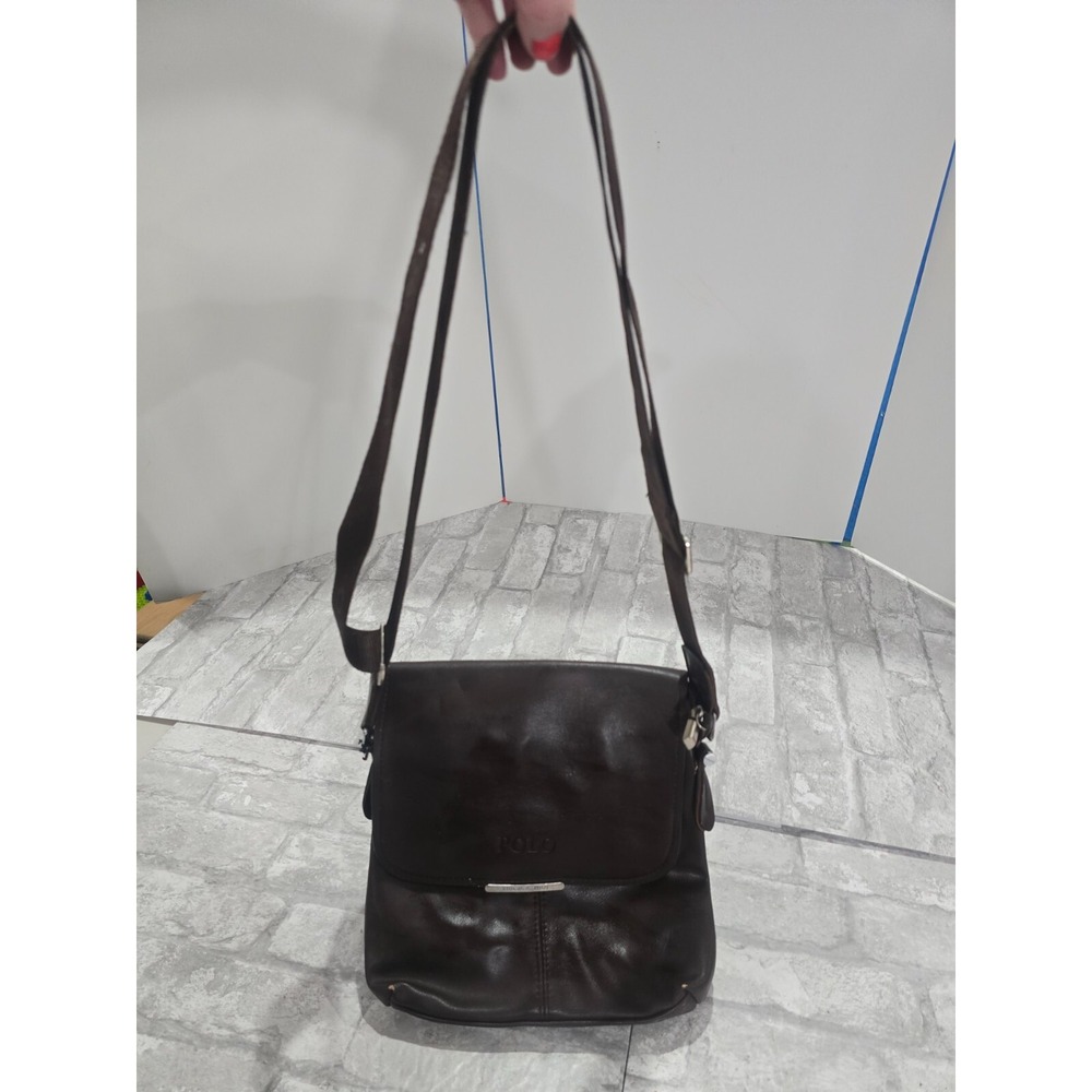 Leisure Crossbody Bag Polo‎ Videng Messenger Shoulder Bag Brown
